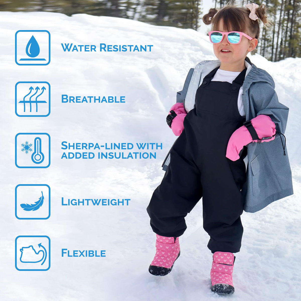 Jan & Jul Toasty-Dry Winter Booties for Toddlers (Soft Brown, US 7) 🍁 All In One Marketplace Canada