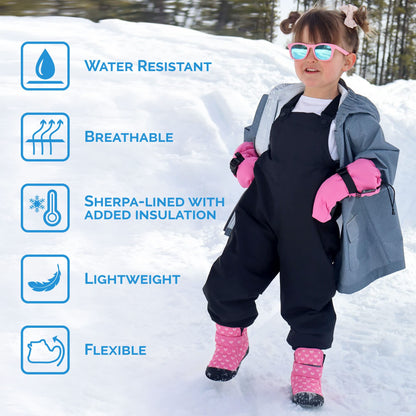 Jan & Jul Toasty-Dry Winter Booties for Toddlers (Soft Brown, US 7) 🍁 All In One Marketplace Canada