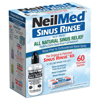 NeilMed Sinus Rinse, Premixed 50 Sachets NeilMed
