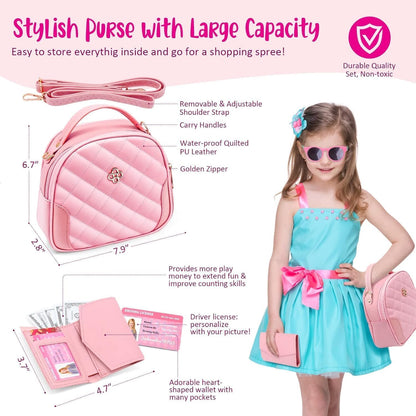 Hohosunlar Play Purse Accessories for Little Girls Toys 3-12 🍁 All In One Marketplace Canada