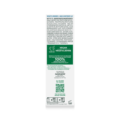 Garnier Hyaluronic Acid Face Serum, With Aloe Vera, Pro-Ceramides, Glycerin, Panthenol, Glass Skin, Reinforce Skin's Moisture Barrier, Hydrating, Replumpling, Normal To Combination, Vegan, 30ml - Available at All In One Marketplace Canada