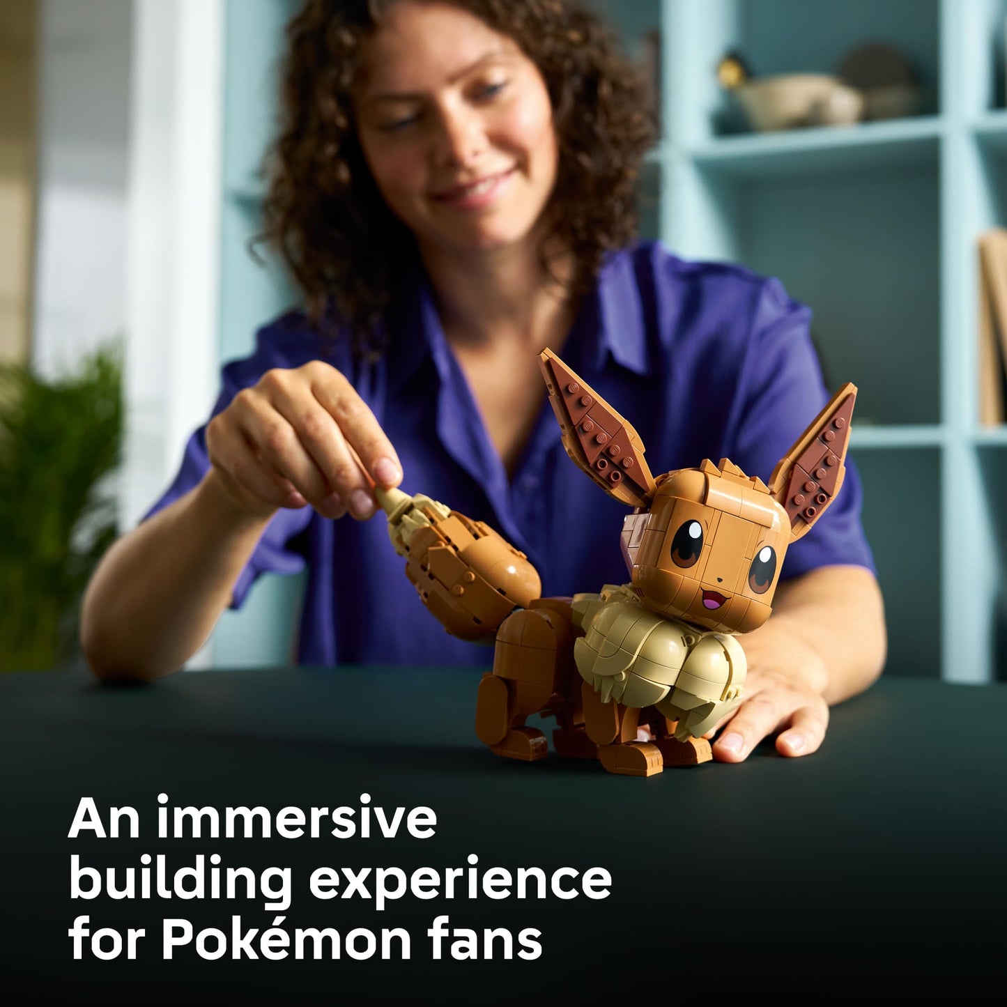 LEGO Pokémon Eevee - Collectible Building Set for Adults, Ages 18+ - Posable Pokémon Figure for Display - Desk, Bookshelf or Home Office Decor - Gift for Men & Women - 72151 - Available at All In One Marketplace Canada