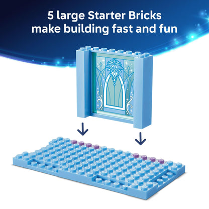 LEGO Disney Frozen Elsa’s Ice Castle & Snow Ride Adventure Building Toy - Frozen Toys for Girls & Boys, Ages 4+ - Disney Gift for Kids - 43281 LEGO