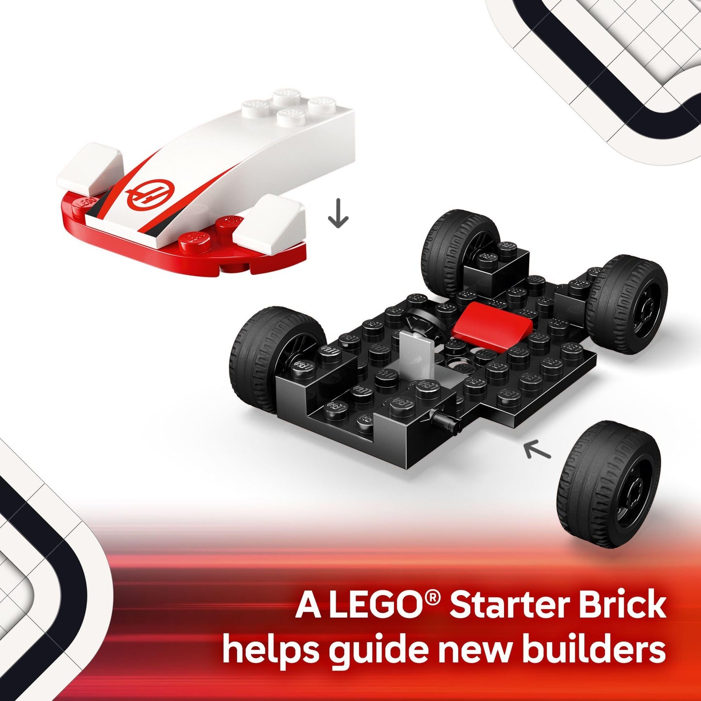 LEGO City F1 Williams Racing & Haas F1 Race Car Toys - Car Building Toy Set for Kids, Boys and Girls, Ages 4+ - F1 Preschool Toy for Fans - Gift Idea for Birthdays - 60464 LEGO