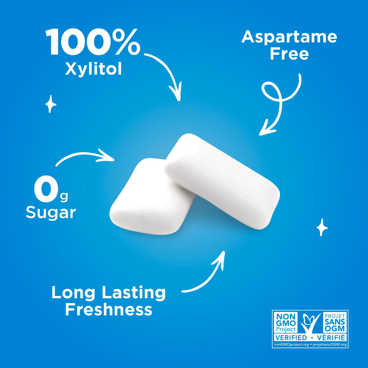 PUR Gum, Peppermint, Xylitol Gum, No Artificial flavour, 660 Count (12x55)