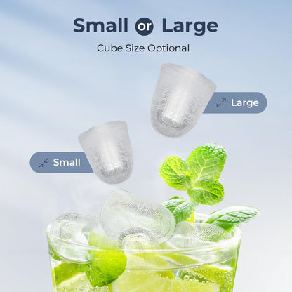 Euhomy Portable Countertop Ice Maker - 9 Cubes in 6 Mins, 26lbs/Day, Self-Cleaning with Ice Scoop & Basket, Compact for Home/Kitchen/Office/RV (Black)