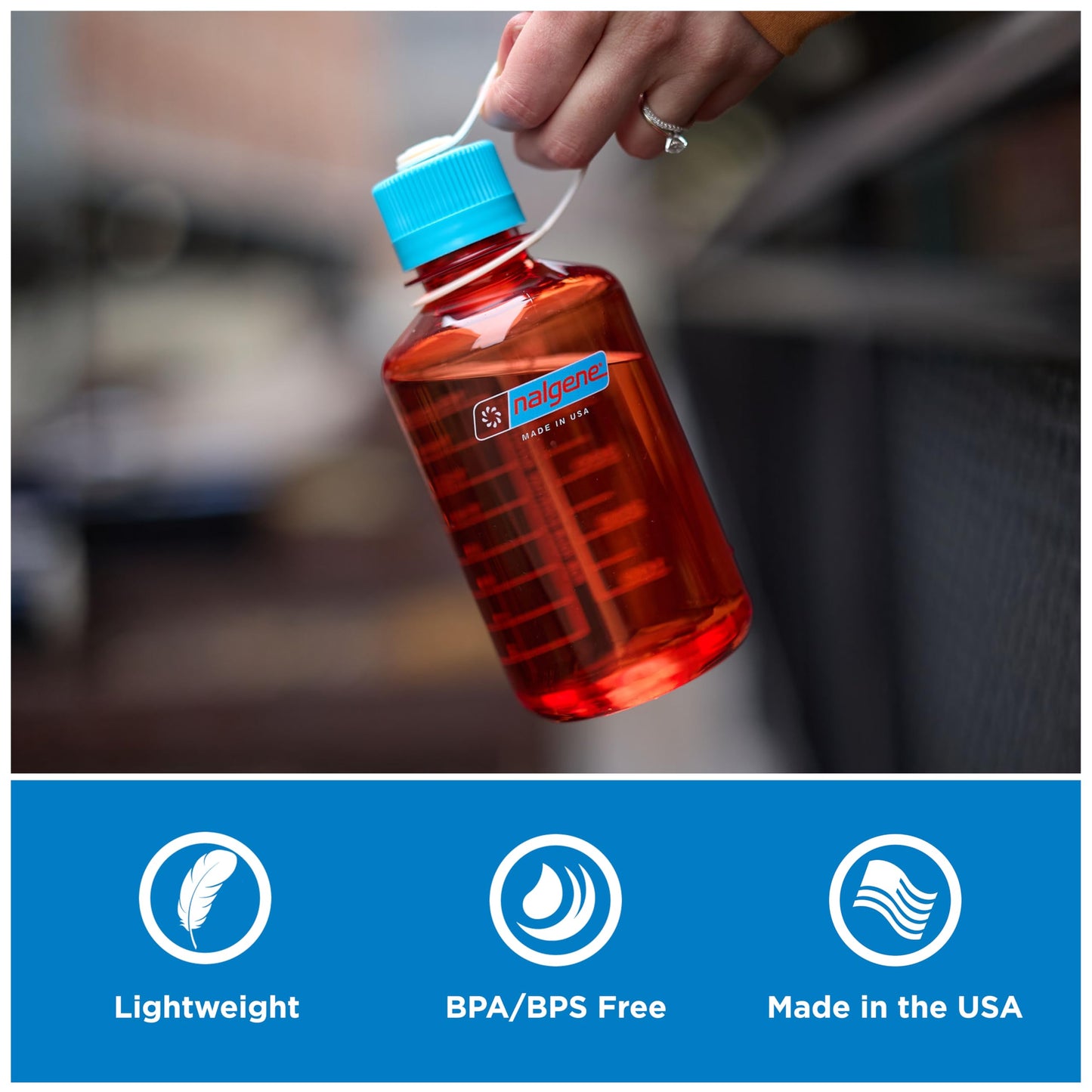 Nalgene 16 oz Narrow Mouth Water Bottle, Amethyst 🍁 All In One Marketplace Canada