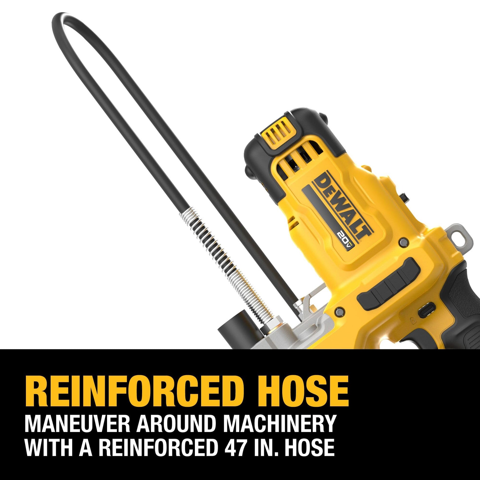 20V MAX Cordless 10,000 PSI Variable 2-Speed Grease Gun Kit (DCGG581B) DEWALT