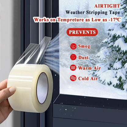 Dstorelhp Transparent Weather Stripping Tape, Window Insulation Kit 🍁 All In One Marketplace Canada