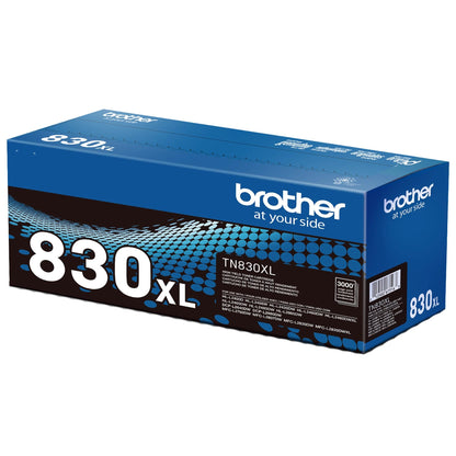 Brother Genuine TN830XL High Yield Black Toner Cartridge for 3,000 Pages