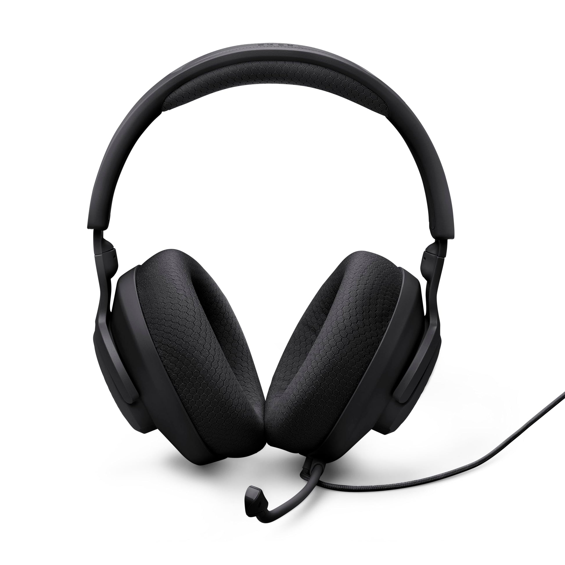 JBL Quantum 100M2 - Wired Over-Ear Gaming Headset with omnidirectional, Detachable mic with Mute Option and Fabric-Covered Memory Foam Ear Cushions, Compatible with All Platforms (Black) - Available at All In One Marketplace Canada