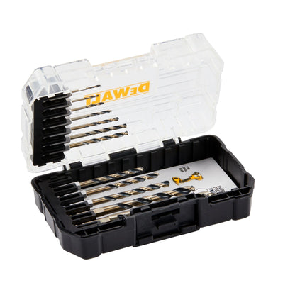 DEWALT 12 Pc Black and Gold Drill Bit Set, Premium Finish Impact Driver Bit Set for Metal, Plastic and Wood (DWAH1182) (DWAH1182) DEWALT