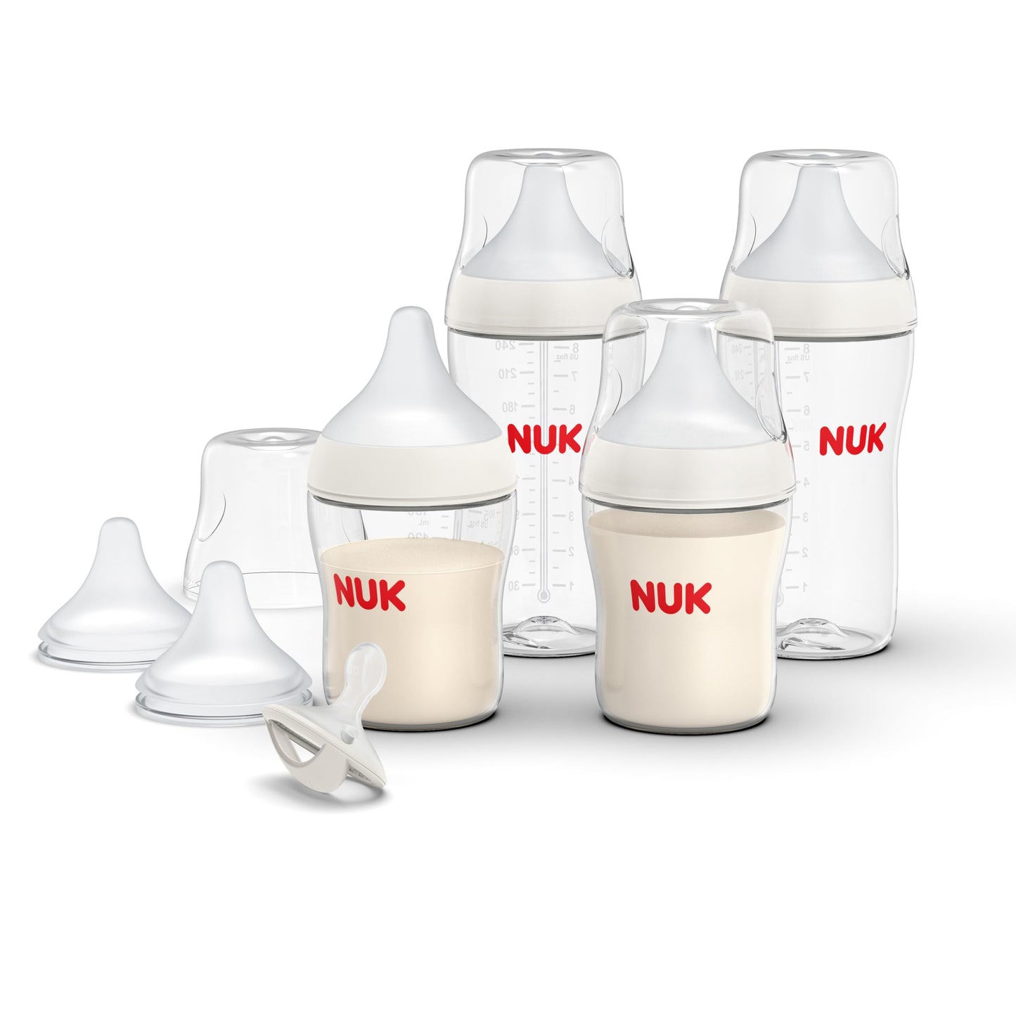 NUK Perfect Match Gift Set with 4 Baby Bottles, 2 Extra Nipples and 1 Pacifier 🍁 All In One Marketplace Canada