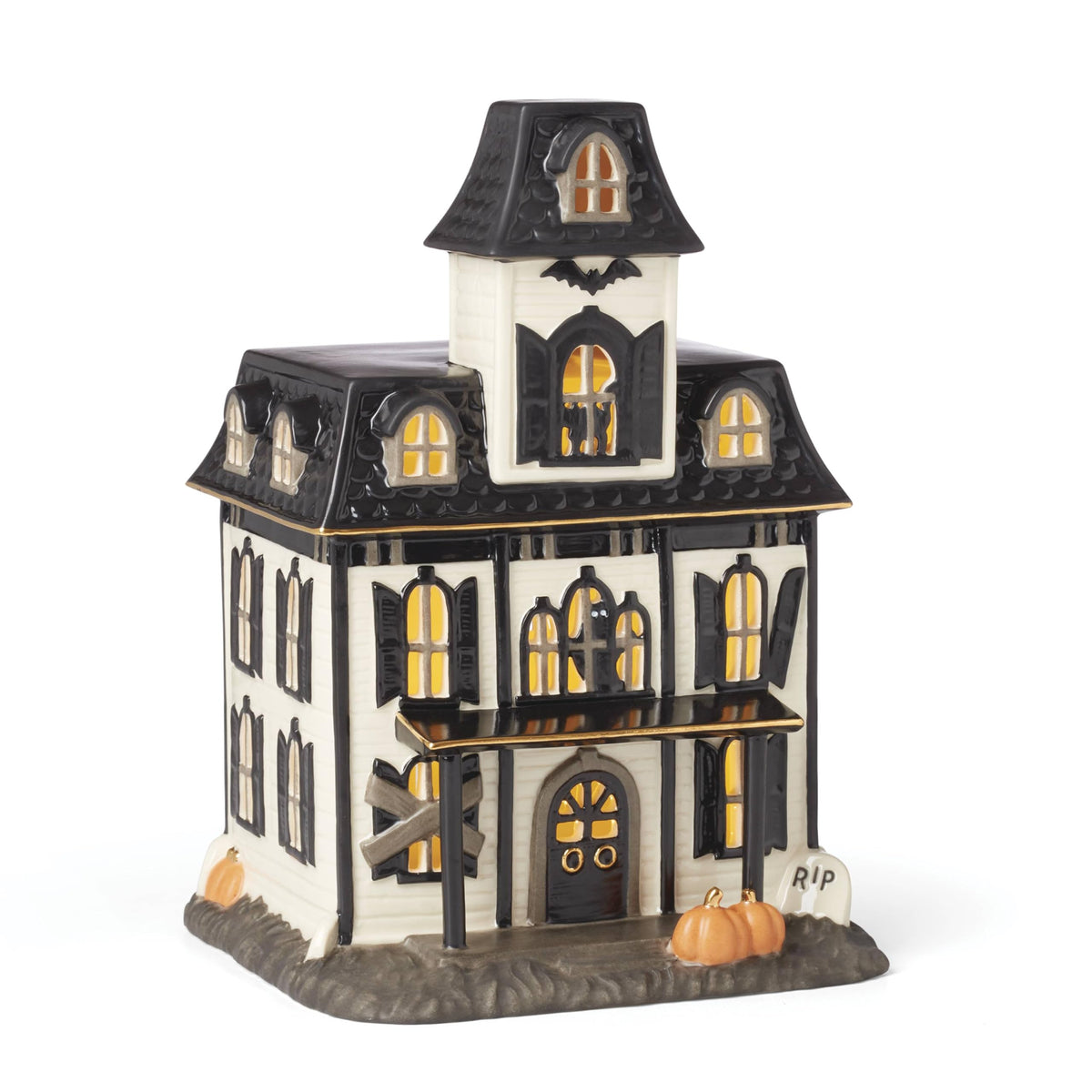 Lenox Vintage Halloween Light-Up House Figurine