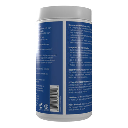Natural Calm Magnesium Citrate Powder (Unflavoured) 452g - Quick Absorbing - Loved Magnesium Drink - Available at All In One Marketplace Canada