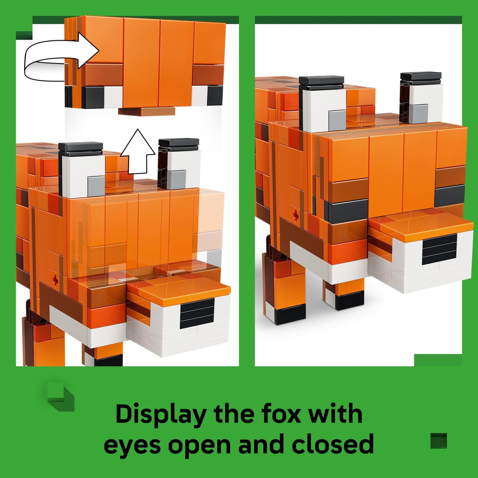 LEGO Minecraft The Fox Building & Pretend Play Toy for Boys & Girls - Poseable Video Game Character for Kids, Ages 10+ - Room Decor for Gaming Fans - Gift Idea for Birthdays - 21588 LEGO