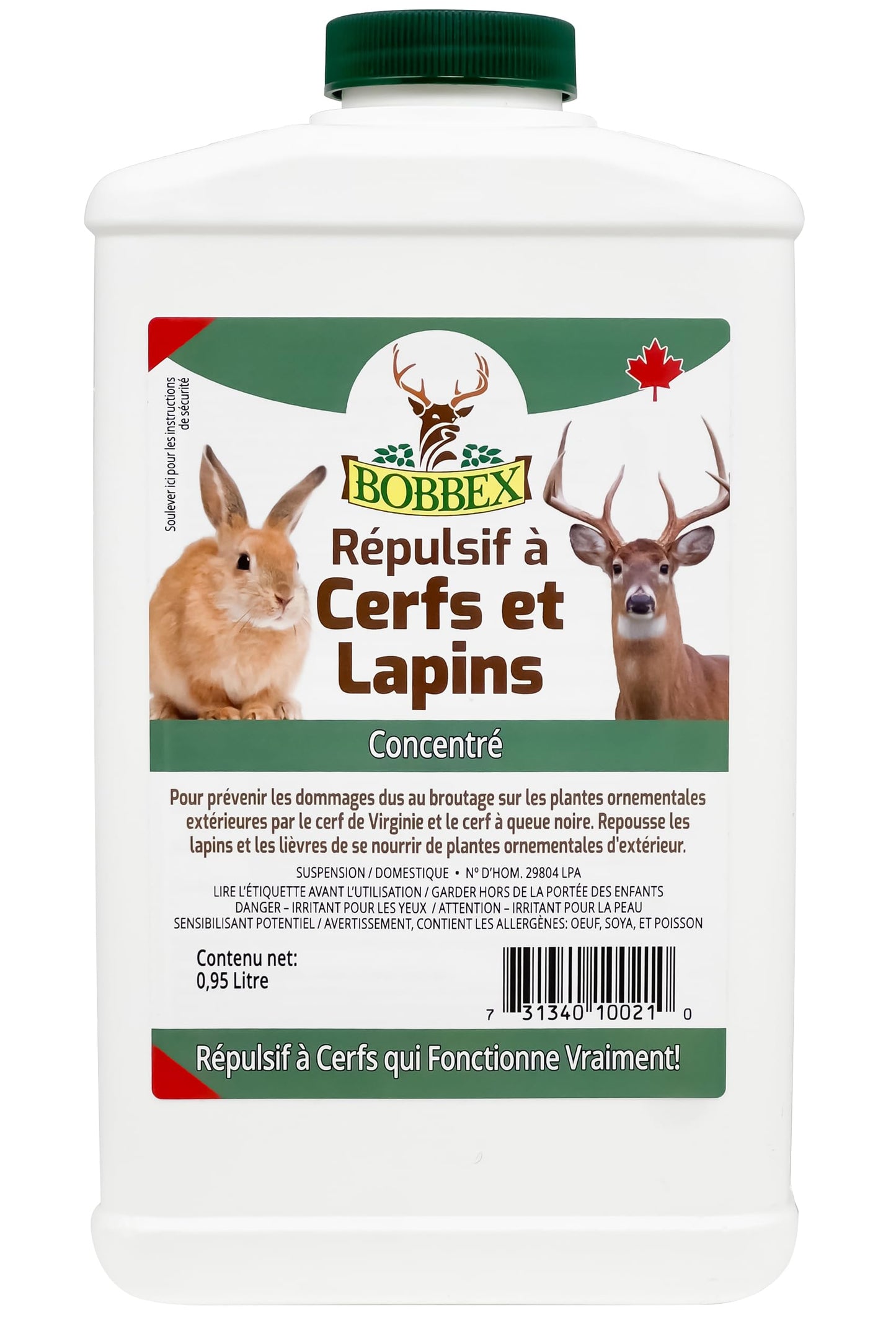Bobbex Deer & Rabbit Repellent 0.95 Liter Concentrate Bobbex