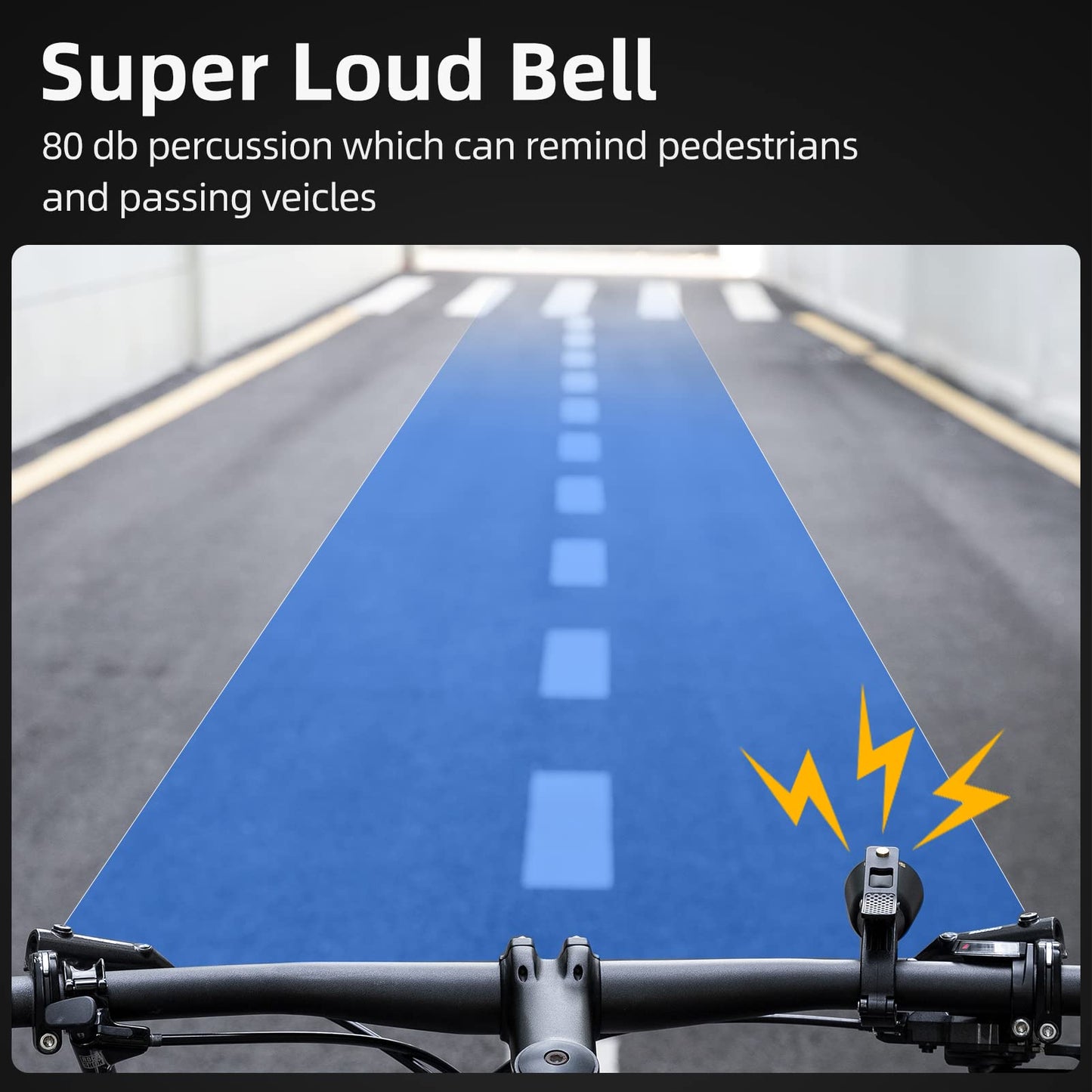 ROCKBROS Bike Bell Classic Bicycle Bell Mountain Bike Bells for Adults with Loud Sound and Fit for 0.87-1.25in/22.2-31.8mm Bicycle Handlebars - Available at All In One Marketplace Canada