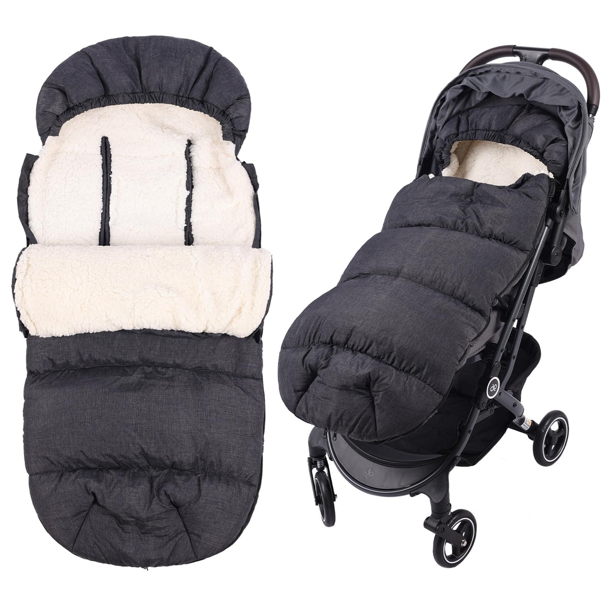 KERHAND Waterproof Winter Stroller Footmuff & Warm Bunting Bag 🍁 All In One Marketplace Canada