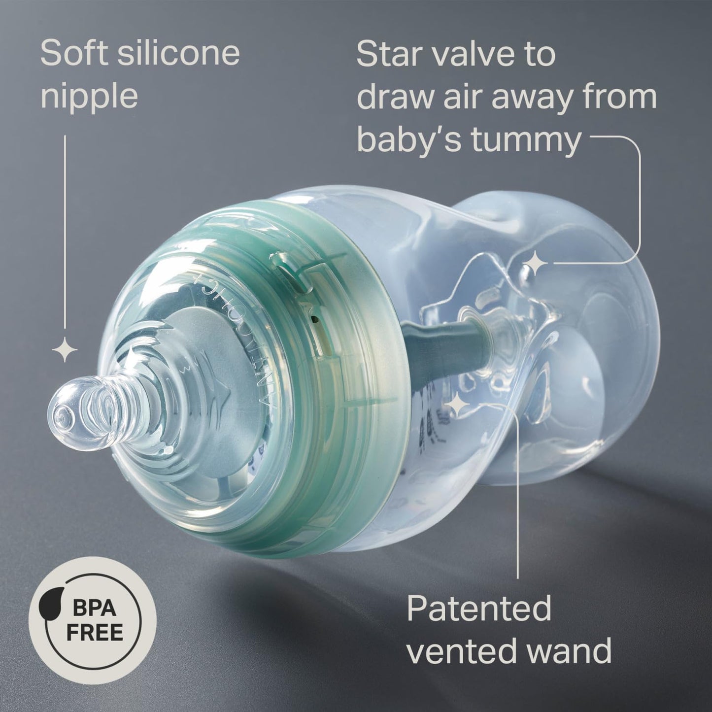 Tommee Tippee Advanced Anti-Colic Baby Bottle Set, Newborn 0m+ Tommee Tippee
