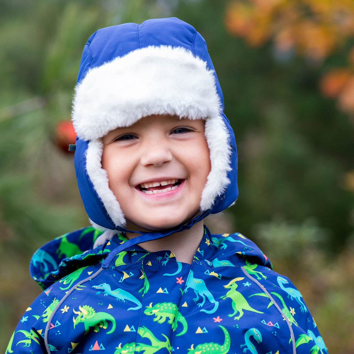 Jan & Jul Toasty-Dry Trapper Hat for Baby and Kids (Nebula Blue, L) 🍁 All In One Marketplace Canada