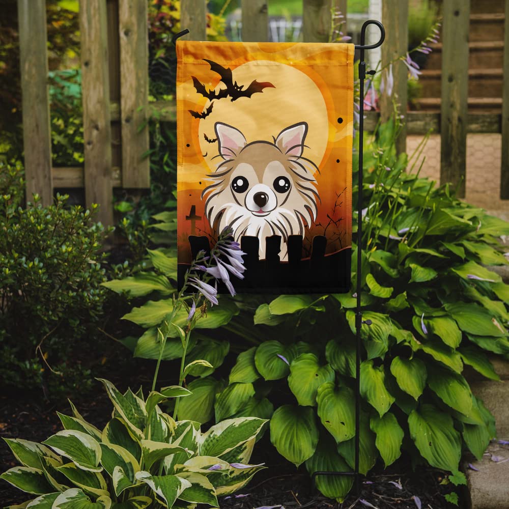 Caroline's Treasures BB1809GF Halloween Chihuahua Garden Size Flag, Small, Multicolor