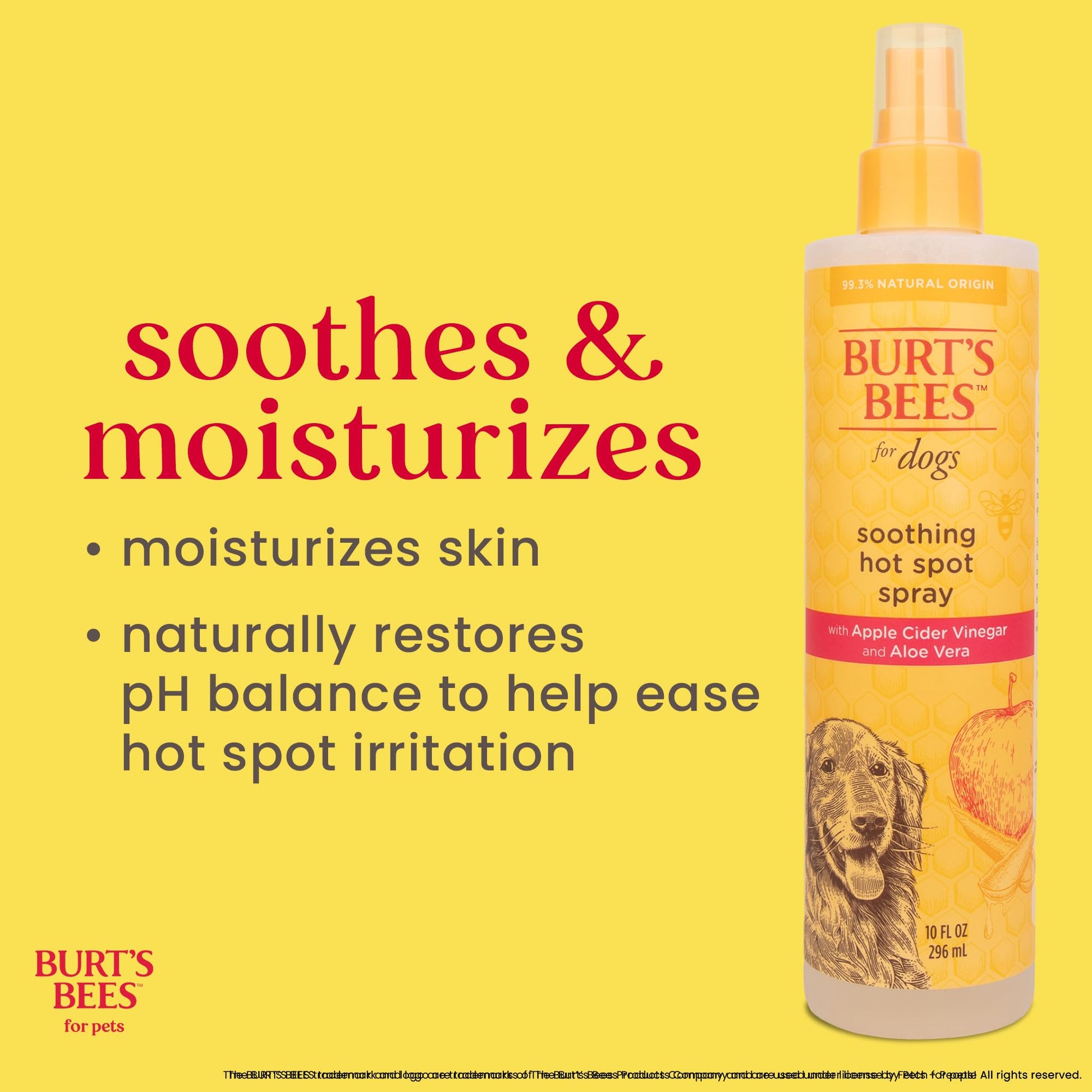Burt's Bees Soothing Hot Spot Spray, 10-Ounce BURT'S BEES FOR PETS
