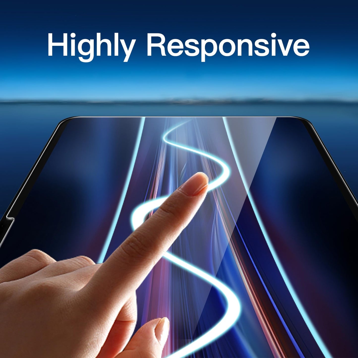 JETech Screen Protector for iPad Air 11-Inch M4/M3/M2 (2026/2025/2024), 9H Tempered Glass Film, HD Clear, 2-Pack - Available at All In One Marketplace Canada