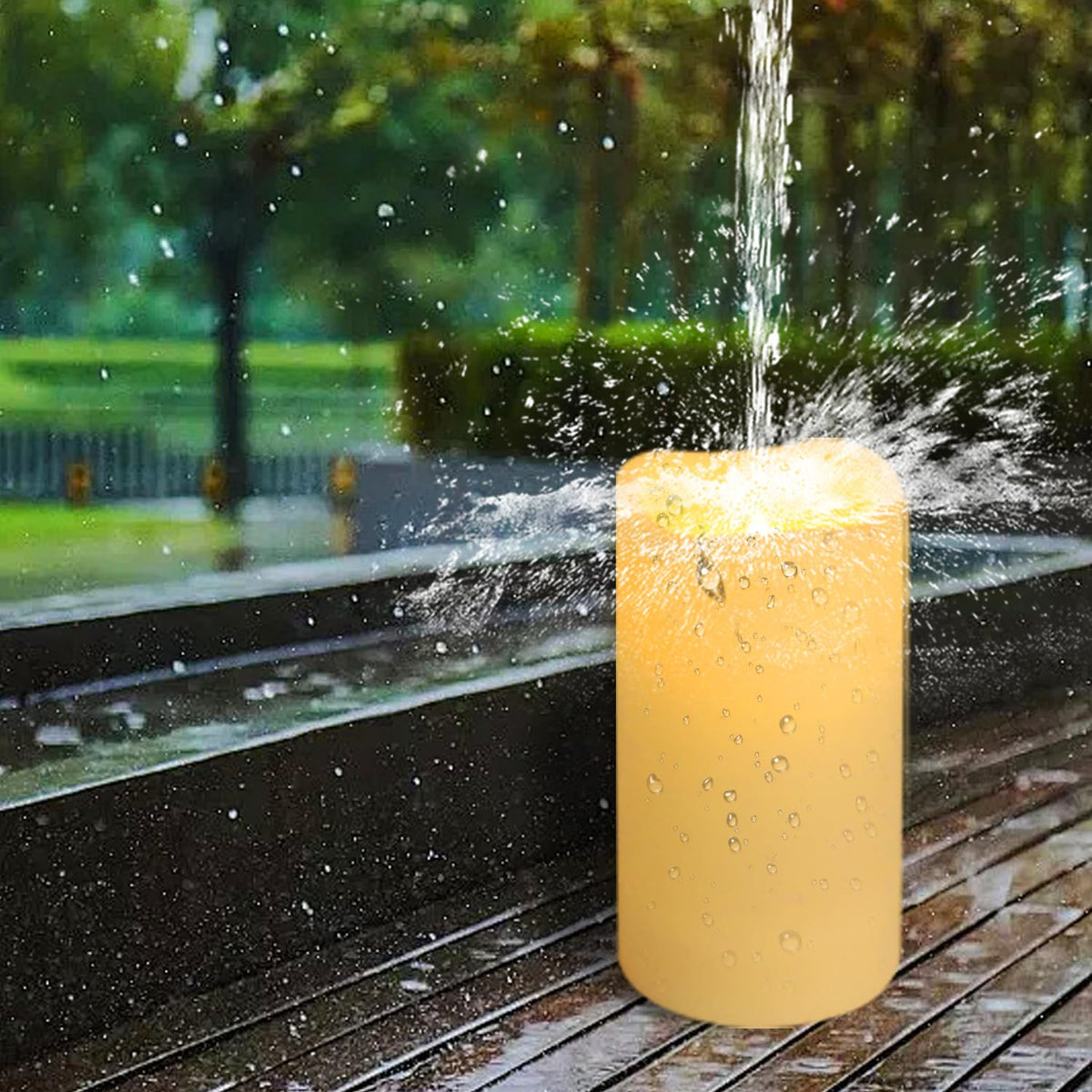 36 Pack Flameless Waterproof Indoor Outdoor Led Candles Equipped with Remote Controls and Timer, Ideal for Home Decor,Weddings, Festive(Three Sizes) 🍁 All In One Marketplace Canada