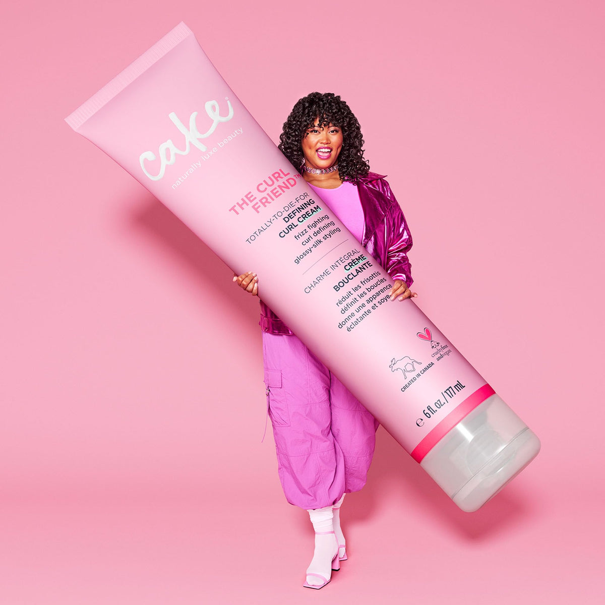 Cake Beauty Curl Defining Cream & Whipped Curl Mousse 2pk, The Curl Friend- For Moisture, Definition & Hold- For Curly Hair 🍁 All In One Marketplace Canada