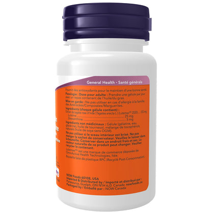 NOW Supplements, Lutein & Zeaxanthin with 25 mg Lutein and 5 mg Zeaxanthin, 60 Softgels
