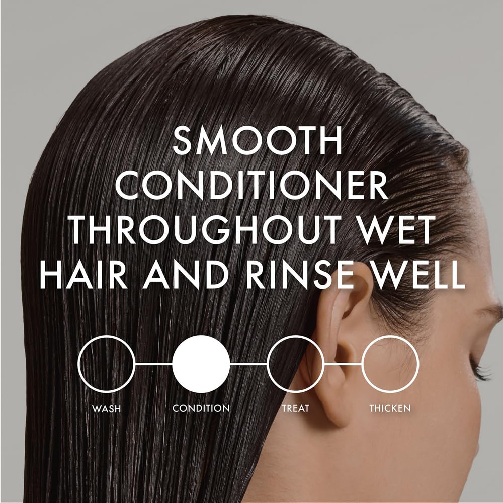 John Frieda ULTRAfiller+ Thickening Conditioner for Fine, Thin Hair | Infused wit Biotin & Hyaluronic Acid | Thicker, Fuller, Stronger hair | VALUE SIZE (725mL)