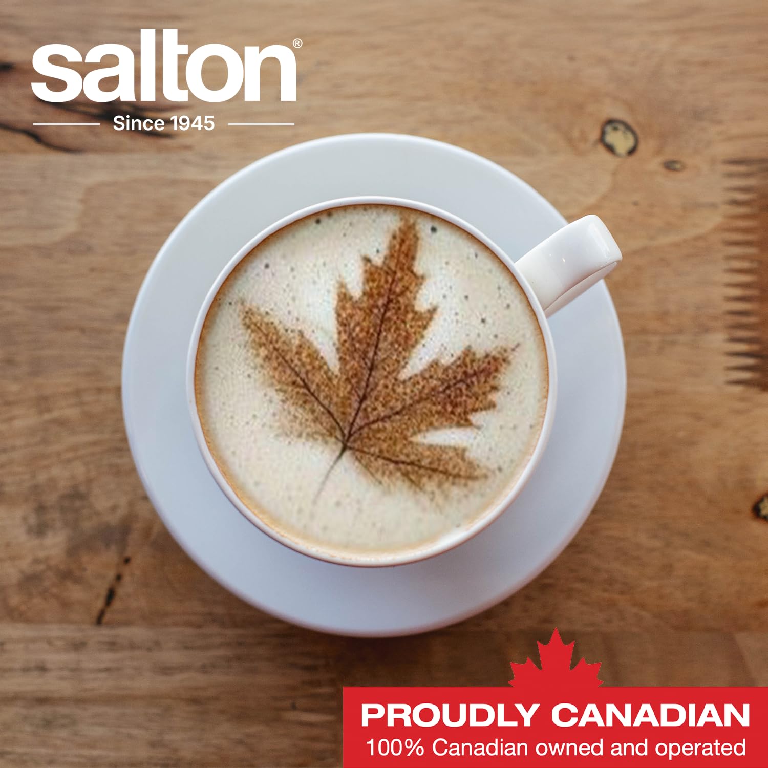 Salton Electric Mug Warmer | Keeps Beverages Hot for Hours | Versatile Coffee, Tea, Candle & Sauce Warmer | Compact Desk Accessory | Ideal for Office & Home | Black | 100% Canadian-owned & operated - Available at All In One Marketplace Canada