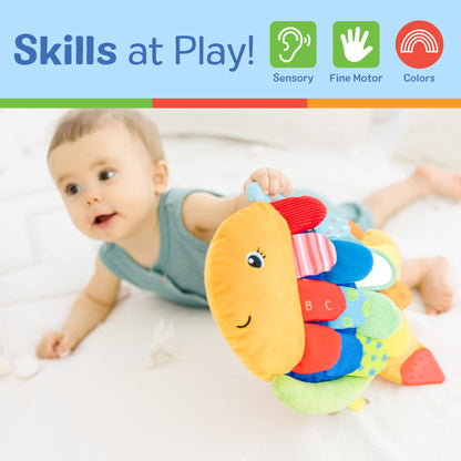 Melissa & Doug K’s Kids, Flip Fish Stuffed Animal, Soft Baby Book, Multi-Textured Squeaking & Crinkling Infant Sensory Toys for Babies with Baby Mirror, Tummy Time Toys for Infants Ages 0–9 Months 🍁 All In One Marketplace Canada Melissa & Doug