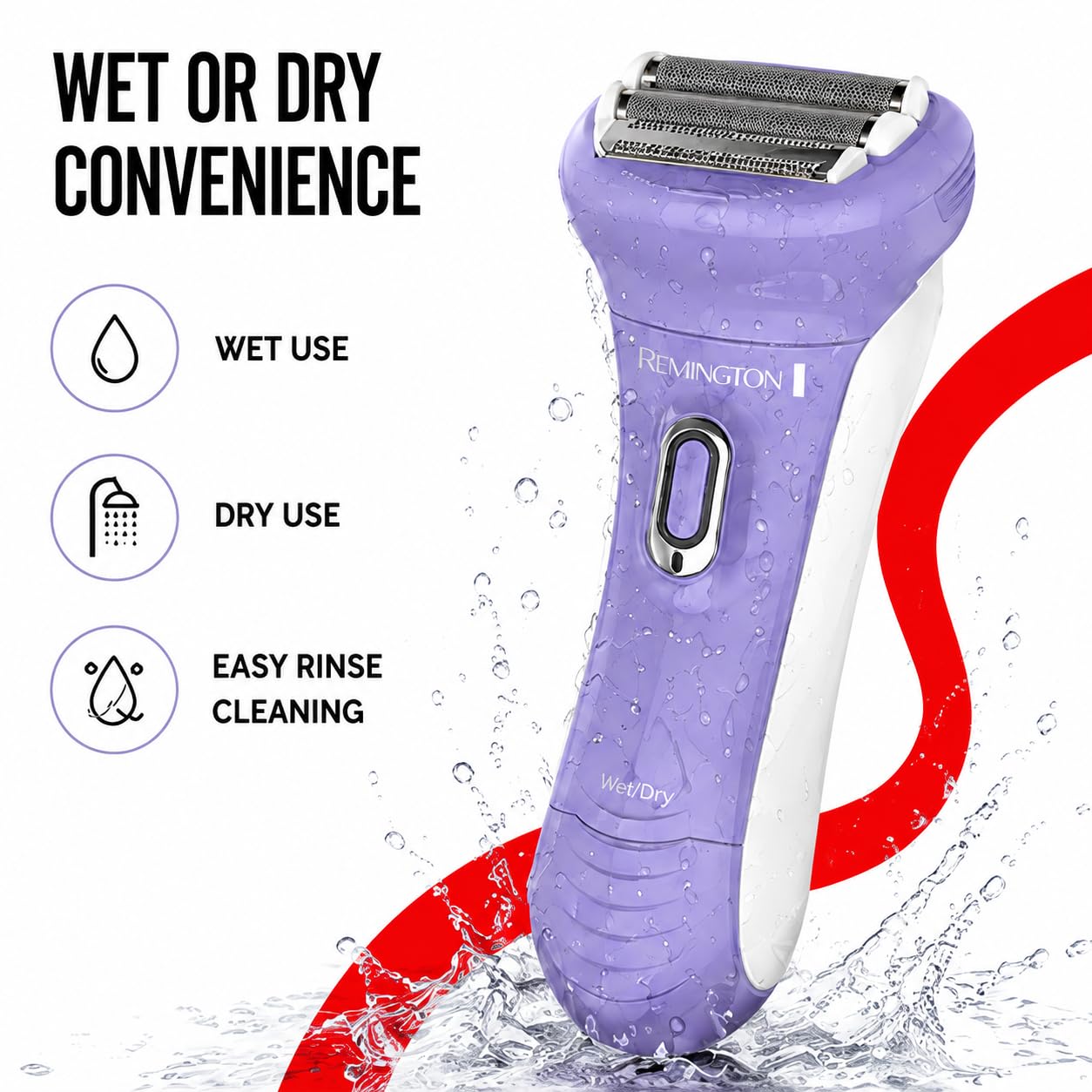 Remington Smooth & Silky Electric Shaver for Women