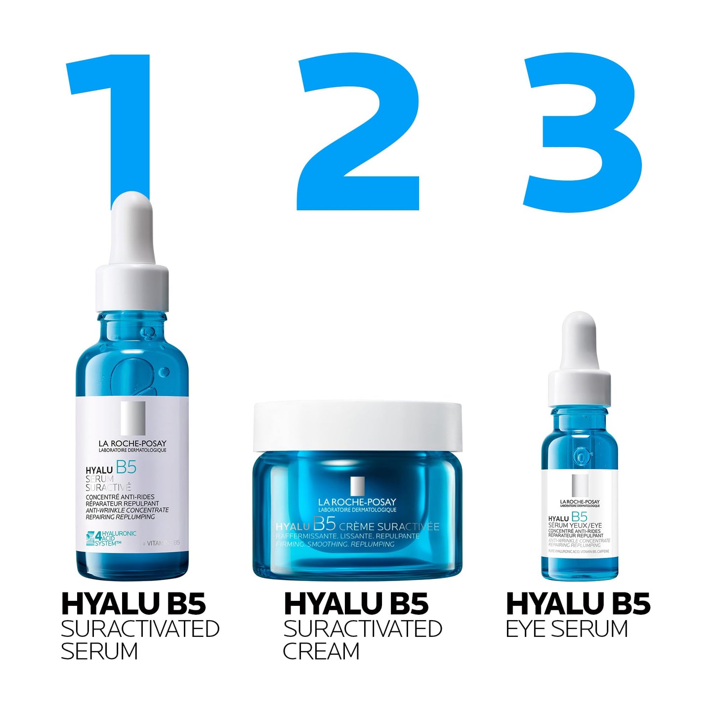 La Roche Posay Hyaluronic Acid Serum for Face, Hyalu B5 Anti-Wrinkle, Firming & Hydrating Facial Serum with Hyaluronic Acid and Vitamin B5, For all Skin Types, Recommended by Dermatologists, 30mL - Available at All In One Marketplace Canada