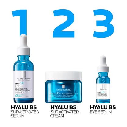 La Roche Posay Hyaluronic Acid Serum for Face, Hyalu B5 Anti-Wrinkle, Firming & Hydrating Facial Serum with Hyaluronic Acid and Vitamin B5, For all Skin Types, Recommended by Dermatologists, 30mL - Available at All In One Marketplace Canada