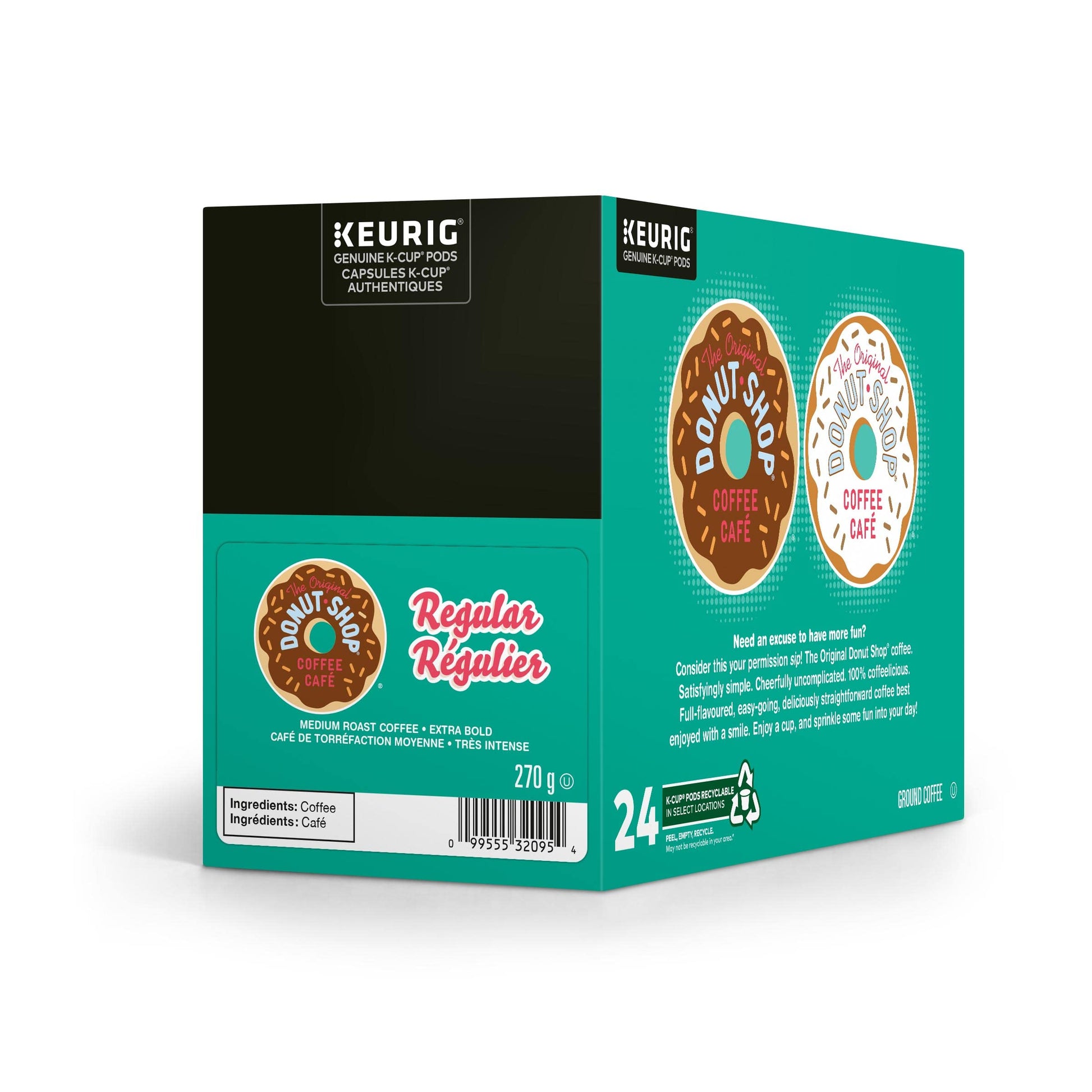 The Original Donut Shop Extra Bold K-Cup Coffee Pods, 24 Count For Keurig Coffee Makers - Available at All In One Marketplace Canada