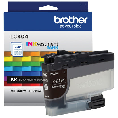Brother Genuine LC404BKS Standard Yield Black Ink Cartridge, Original Ink Replacement Cartridge, Ink for Brother Inkjet Printer MFC-J1205W Brother