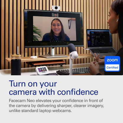 Elgato Facecam Neo, Full HD Webcam with Privacy Shutter
