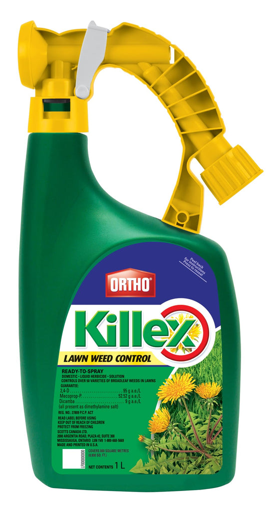 Ortho KILLEX Lawn Weed Killer, 1L Ready-to-Spray