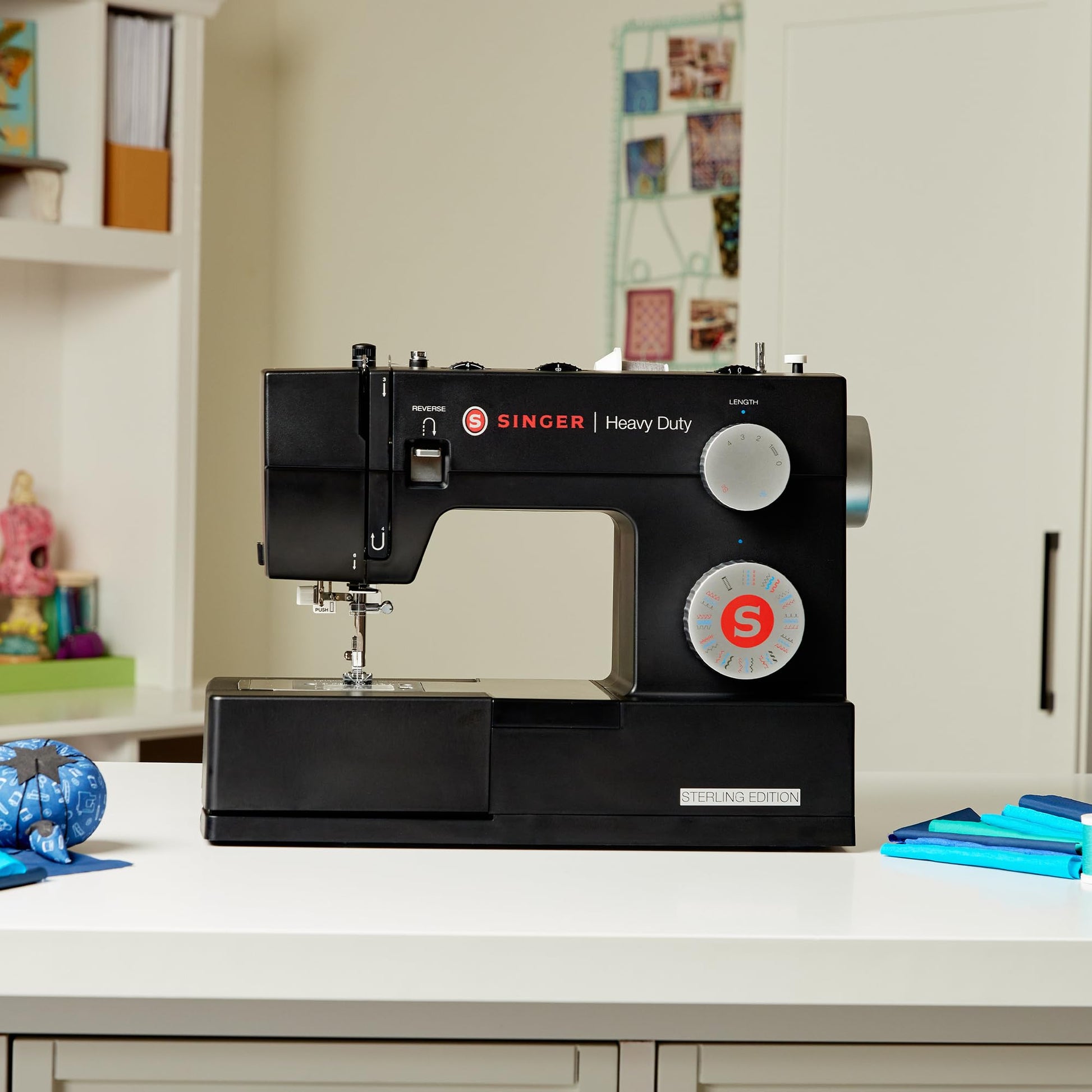 SINGER® 4432 Sterling High Speed Heavy Duty Sewing Machine + Accessory Kit Singer