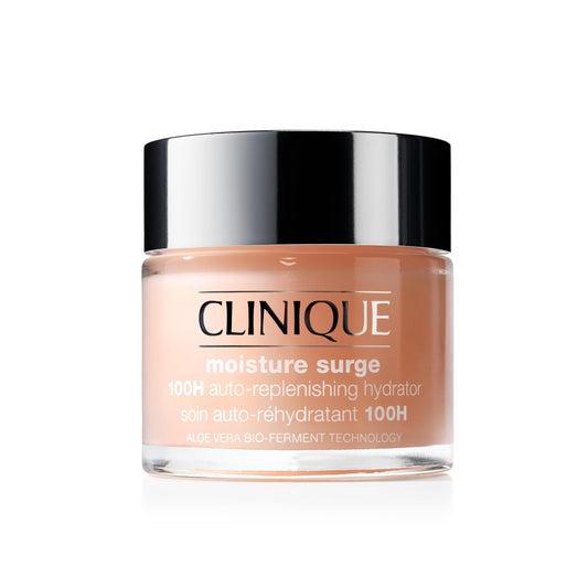 Clinique Moisture Surge 100H Auto-Replenishing Hydrator Oil Free Face Moisturizer With Hyaluronic Acid For All Skin Types | Hydrating + Moisturizing, 50ml - Available at All In One Marketplace Canada