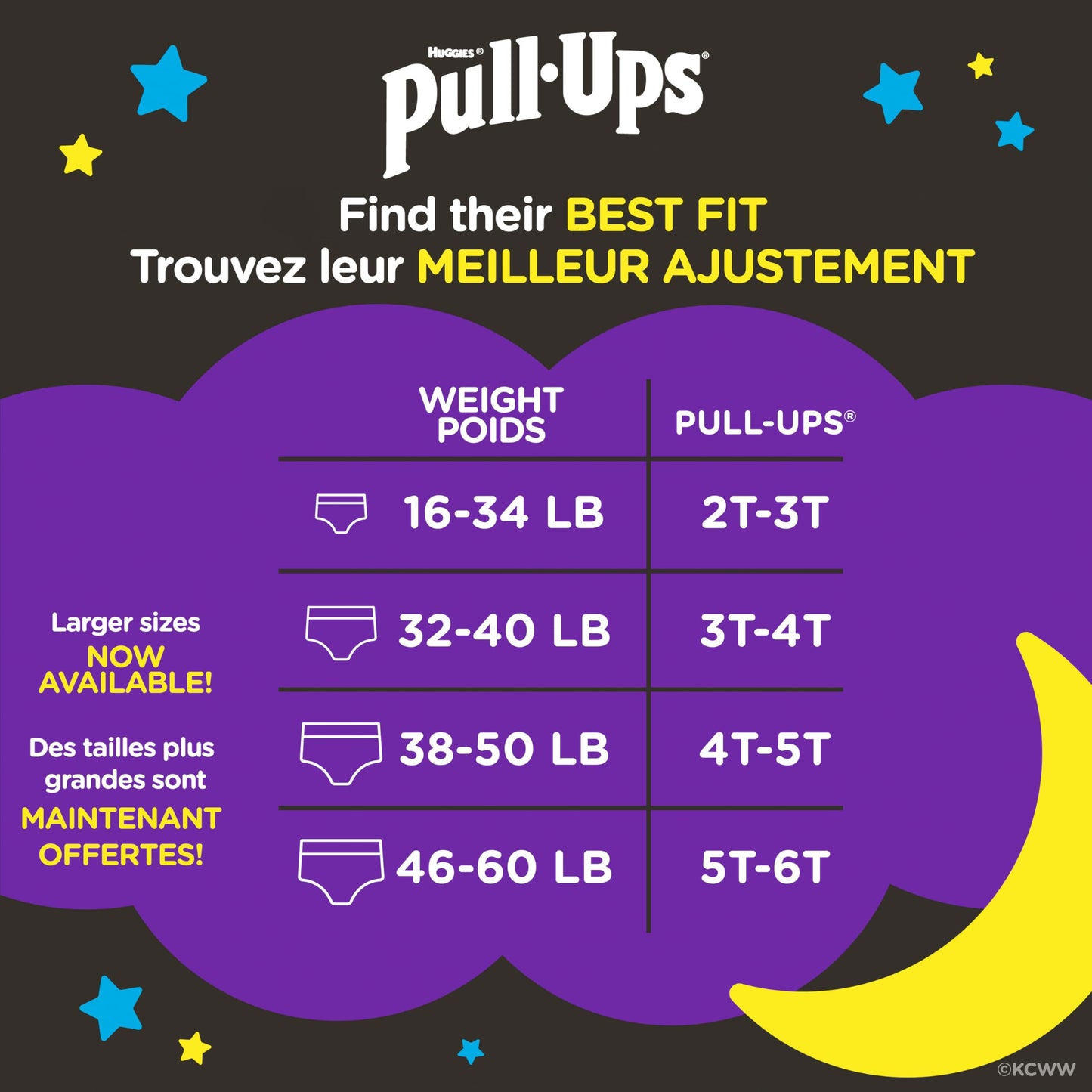 Boys Potty Training Underwear, Easy Open Training Pants 2T-3T, Pull-Ups Night-Time for Toddlers, 68 ct, Giga Pack