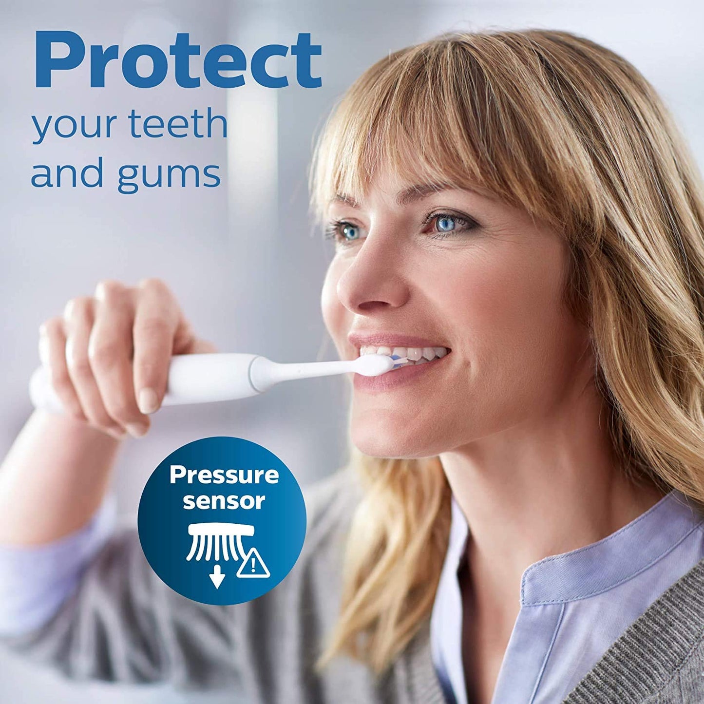 Philips Sonicare ProtectiveClean 4500 Rechargeable Electric Toothbrush, White, HX6827/11 PHILIPS