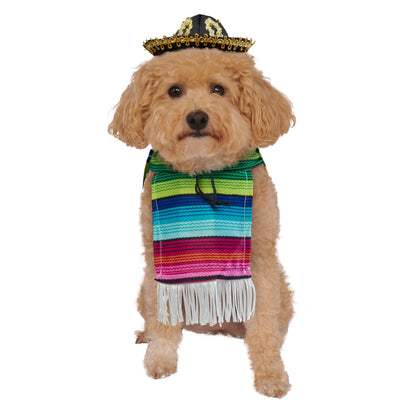 Rubies Costume Co Halloween Classics Collection Pet Costume, Medium, Mexican Serape