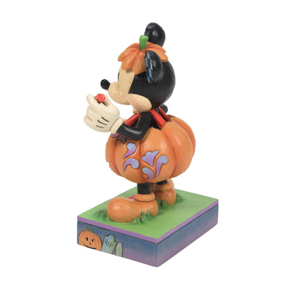 Figurine Enesco Disney Traditions par Jim Shore, Mickey Mouse en costume de citrouille pour Halloween, 15,5 cm, multicolore