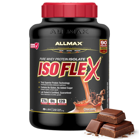 Isolat de protéine de lactosérum ALLMAX ISOFLEX, chocolat, 5 lb