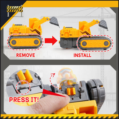 Fajiabao Robot Toy for Boys 4-6, 5-in-1 Construction Vehicle Set 🍁 All In One Marketplace Canada