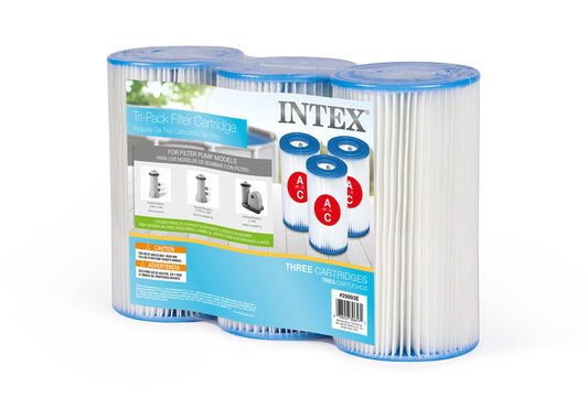 INTEX 29003E Type A Pool Filter Cartridge: for INTEX Filter Pumps – Easy-to-Clean – Dacron Paper – Efficient Filtration – 3 Pack 🍁 All In One Marketplace Canada